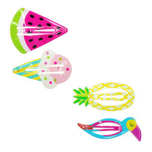 Impulse: Pink Poppy Summer Fun Shapes Hairclips Assorted Styles/Colours