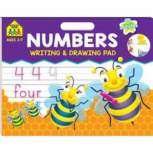 School Zone Giant Floor Pad Numbers Activity Book