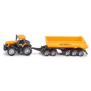 Siku: Siku 1858 JBC Fastrac With Dolly & Tripping Trailer