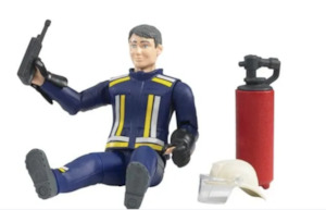 Bruder Fireman with Accesories