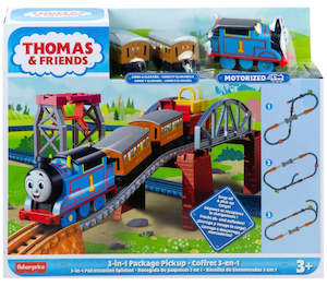 Thomas & Friends: 3-in-1 Package Pickup - Train Playset