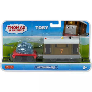 Thomas & Friends Toby Motorized Train Engine With Cargo