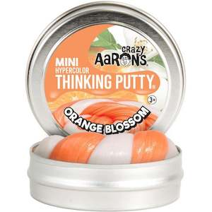 Crazy Aarons: Crazy Aarons Mini Hypercolor Thinking Putty Mini Tin 5cm Orange Blossom