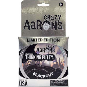 Crazy Aarons Thinking Putty Blackout 10cm Tin Hypercolour
