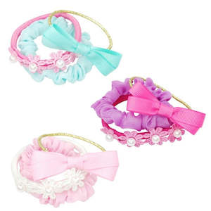 Pink Poppy Pastel Delight Scrunchie Elastic Set Assorted Styles/Colours