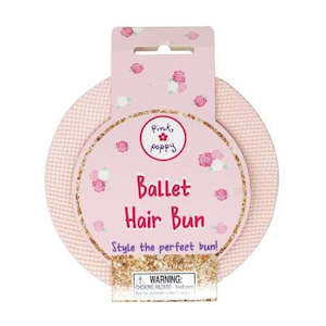 Pink Poppy: Pink Poppy Ballet Hair Bun Pink