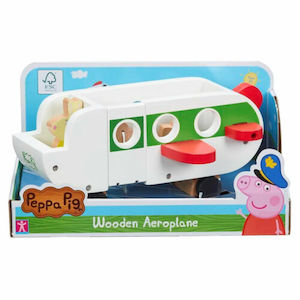Peppa Pig Wood Plane And Figures