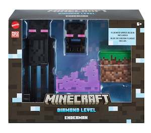 Minecraft 1: Minecraft Diamond Level Enderman Action Figure