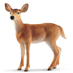 Schleich White Tailed Doe (Red Dot)