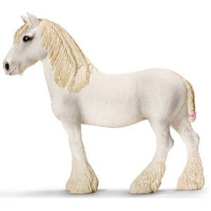 Animals: Schleich Shire Mare (Brown Dot)