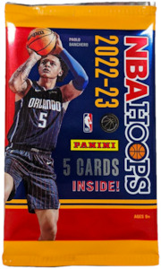 PANINI 2022 Hoops Basketball GRAVITY FEED SINGLE PACK 5 x card per pack each