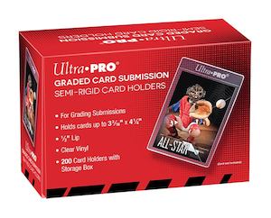 Ultra Pro: Ultra Pro Graded Card Submissions Semi-Rigid Card Holders 200 pack