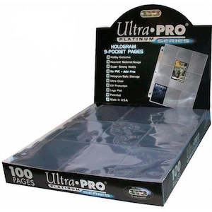 9 Packet Hologram Platinum Card Page (per page)