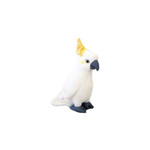 Antics: Bird Sulphur Crested Cockatoo With Sound 15cm