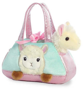 Aurora Peek-A-Boo Llama Pet Carrier