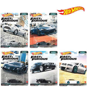 Hot Wheels Fast & Furious Furious Fleet Set of 5 Cars - GBW75-956N