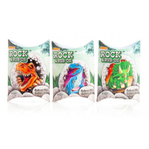 Dinosaur Rock & Rub-On Transfer Assorted