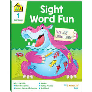 School Zone: School Zone Sight Word Fun Activity Book