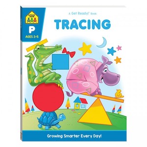 School Zone: School Zone Get Ready Tracing Activity Book