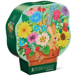 Crocodile Creek: Crocodile Creek Garden Friends Floor Puzzle 36pcs