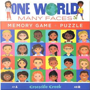 Crocodile Creek: Croc Creek Memory Game & Puzzle One World Many Faces