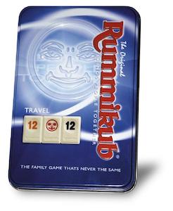 Games 1: The Orginal Rummikub In A Tin Travel Sized