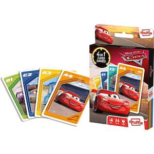 Shuffle 4-In-1 Cars Card Game