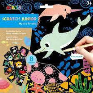 Avenir Junior Scratch Art My Sea Friends