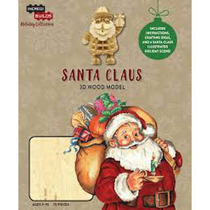 Incredibuilds Christmas Holiday Collection Santa Claus