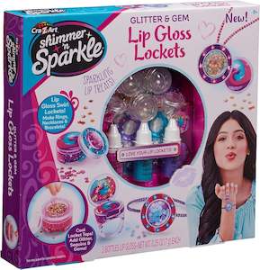 Shimmer N Sparkle: Glitter & Gem - Lip Gloss Lockets