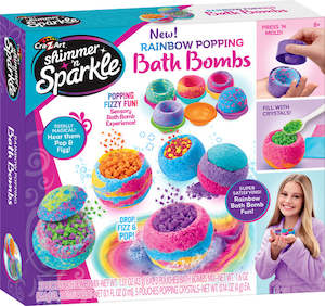 Shimmer: Shimmer N Sparkle: Rainbow Surprise - Popping Bath Bombs