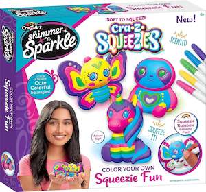 Shimmer: Shimmer N Sparkle - Color Your Own Squeezie Fun