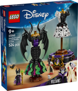 LEGO Disney 43262 Villains Maleficent's And Cruella De Vil's Dresses