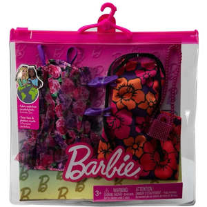 Barbie: Barbie 2pk Fashions Outfit Flower Glam