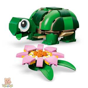 LEGO Creator 3-In-1 Turtle with a Water Lily Flower 31377