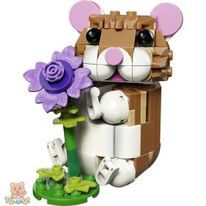 LEGO Creator 3-In-1 Cute Hamster with a Flower 31376