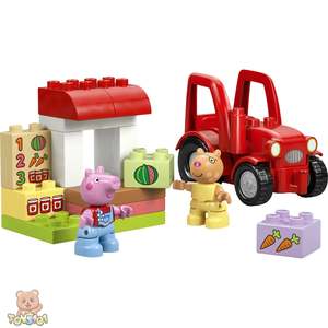 Duplo: LEGO DUPLO Peppa Pig Tractor and Market 10468