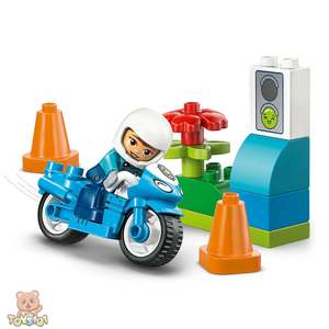 Duplo: LEGO DUPLO Blue Police Motorcycle 10471