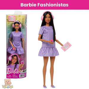 Dolls: Barbie Fashionistas Doll #245 Autistic Doll with Straight Dark Hair