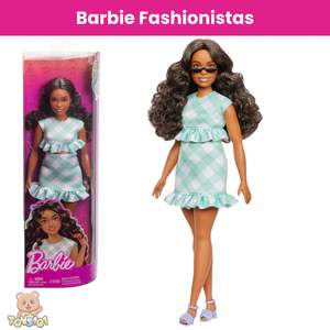 Barbie Fashionistas Doll #240 with Wavy Dark Brown Hair