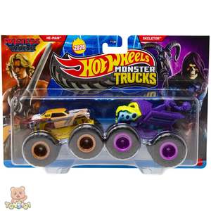 Hot Wheels: Hot Wheels Monster Trucks 2-Pack He-Man vs Skeletor