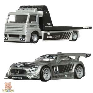 Hot Wheels Team Transport 2016 Mercedes-AMG GT3 & Fleet Street