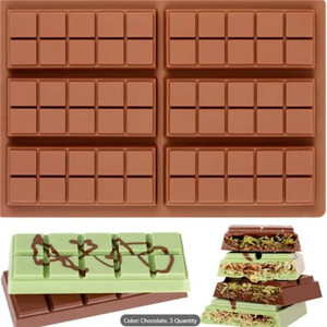Products: Silicone Chocolate Bar Mould. 6 Cavity Mould