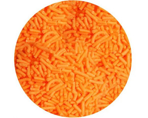 Products: Orange Sprinkle Hail/ Jimmies 30gm