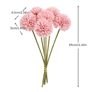 Artificial Chrysanthemum in Pink - Single Stem