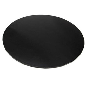 Products: Round Black Cake Board 8 Inch- 6mm Masonite