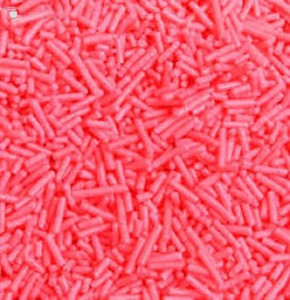 Products: Pink Sprinkle Hail/ Jimmies 30gm
