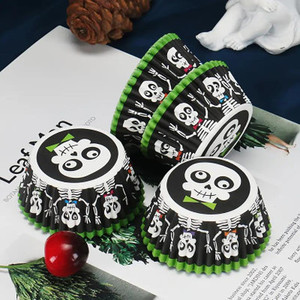 Products: Halloween Skeleton Cupcake Cases – 25 Pack