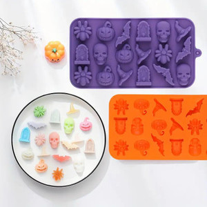Products: Halloween Silicone Mould – 6 Fun Shapes