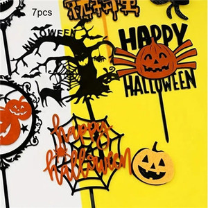 Products: Acrylic Halloween Cake Topper - Assorted Designs